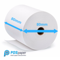 Thermal Docket Rolls 80x80 (Box 24 Rolls)