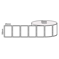 Thermal Permanent Label Roll (50mm x 25mm)